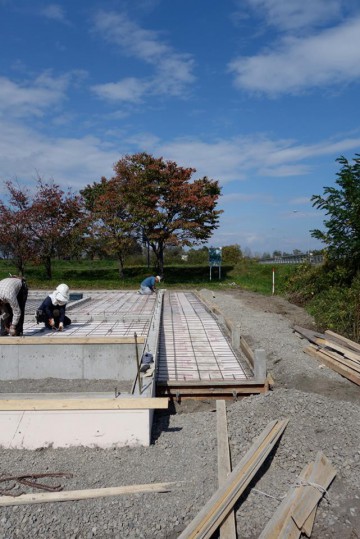 基礎工事が完了