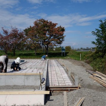 基礎工事が完了