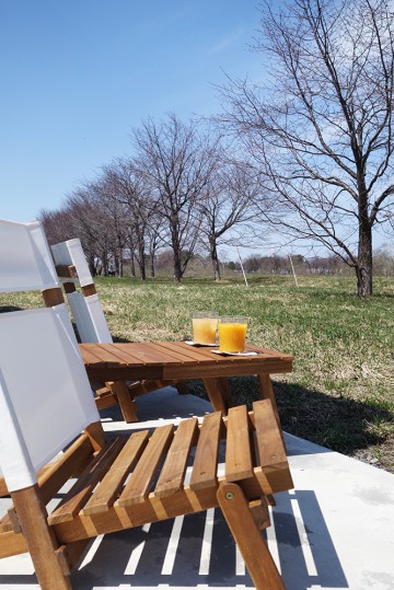 テラス席ができました！